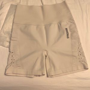 Gymshark energy seamless shorts in coconut white